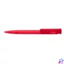 Kép 1/2 - Golyóstoll nyomógombos 0,8mm, műanyag transparens piros test, Ico Star, írásszín piros