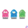 Kép 2/3 - Hegyező 1 lyukú radírral és porkefével 24 db/display Keyroad Rocky Docky vegyes színek