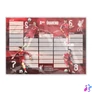 Kép 1/2 - Órarend egylapos, Liverpool, 25 db/csomag, Nebulo
