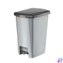 Kép 2/2 - Szemetes kuka pedálos műanyag 25 literes SLIM antracit UP401-245