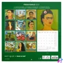 Kép 6/15 - Falinaptár képes lemeznaptár 300x300mm, Frida Kahlo Realsystem 2027.