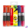Kép 2/2 - Szövegkiemelő készlet 2-5mm, vágott hegyű STABILO Luminator, 6 klf. szín