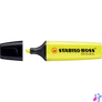 Kép 2/2 - Szövegkiemelő 2-5mm, vágott hegyű, STABILO Boss original sárga