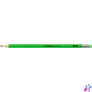 Kép 1/2 - Grafitceruza HB, radíros, neon zöld test Stabilo Swano