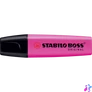 Kép 1/2 - Szövegkiemelő 2-5mm, vágott hegyű, STABILO Boss original pink