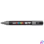 Kép 2/2 - Dekormarker 1,8-2,5mm, Uni Posca PC-5M mélyszürke