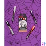 Kép 2/3 - Krétamarker folyékony 1,8-2,5mm Uni-Posca PWE-5M 4 db-os Halloween készlet