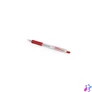 Kép 1/3 - Golyóstoll 0,7mm, nyomógombos Zebra Jimnie, írásszín piros