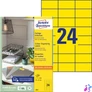 Kép 3/4 - Avery 3451 70x37mm sárga univerzális címke