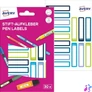 Kép 2/5 - Avery RESMI30G iskolai kézzel írható 50x10 mm 30 db kék/zöld tollcímke