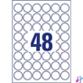 Kép 4/6 - Avery 6223-10 30mm 10 ív univerzális fehér köretikett