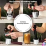 Kép 6/7 - Berlinger Haus BH/9855 3in1 matt bordó espresso kávéfőző