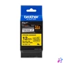 Kép 1/3 - Brother Ptouch TZe-S631 12mmx8m sárga alapon fekete betűs laminált szalag