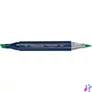Kép 2/2 - Deli Finenolo 55 - Emerald Green kétvégű permanent ART marker