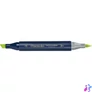 Kép 2/2 - Deli Finenolo 47 - Grass Green kétvégű permanent ART marker