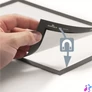 Kép 2/3 - Durable Duraframe A4 2db fekete öntapadó információs keret