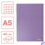 Kép 2/8 - Esselte ColourBreeze A5 kockás levendula spirálfüzet