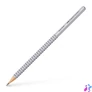 Kép 2/4 - Faber-Castell Grip 2001 háromszögletű ezüst H grafitceruza