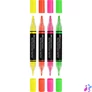 Kép 3/3 - Faber-Castell Black Edition Shake&Paint Neon 4 db kétvégű akrilfilctoll készlet