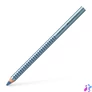 Kép 2/2 - Faber-Castell Grip Jumbo háromszögletű metál kék színes ceruza