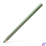 Kép 2/2 - Faber-Castell Grip Jumbo háromszögletű metál zöld színes ceruza