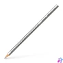 Kép 2/2 - Faber-Castell Grip háromszögletű metál ezüst színes ceruza