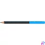 Kép 1/2 - Faber-Castell Grip Jumbo háromszögletű kéttónusú fekete/kék HB grafitceruza