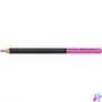 Kép 1/2 - Faber-Castell Grip Jumbo háromszögletű kéttónusú fekete/rózsaszín HB grafitceruza