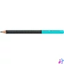 Kép 1/2 - Faber-Castell Grip Jumbo háromszögletű kéttónusú fekete/türkiz HB grafitceruza