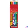 Kép 1/3 - Faber-Castell Grip háromszögletű radíros 10 db színesceruza készlet