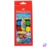 Kép 3/5 - Faber-Castell 30 mm 12 színű vízfesték készlet ecsettel