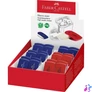 Kép 3/3 - Faber-Castell SLEEVE mini radír piros vagy kék műanyag tartóban