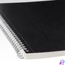 Kép 2/8 - Fabriano Ecoqua A4 70lapos fekete vonalas spirálfüzet