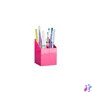 Kép 2/2 - ICO Design szögletes rózsaszín írószertartó