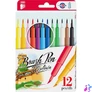 Kép 2/2 - ICO Brush Pen D12 12 különféle színű ecsetirón