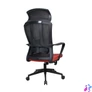Kép 4/4 - IRISOffice Astra narancs/fekete ergonómikus, szövet-hálós irodai forgószék fej és háttámasszal