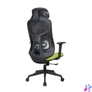 Kép 4/5 - IRISOffice Mirage zöld/fekete ergonómikus,  szövet-hálós irodai forgószék fej és háttámasszal