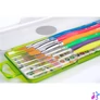 Kép 6/6 - Jolly Neon 6 darabos ergonómikus fogós ecsetkészlet