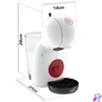 Kép 7/7 - Krups KP1A3110 Piccolo XS Nescafé Dolce Gusto fehér kapszulás kávéfőző