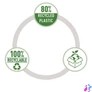 Kép 9/13 - Leitz Recycle A4 PP fekete 3-pólyás mappa