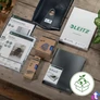 Kép 10/11 - Leitz Recycle A4 karton piros gyorsfűző
