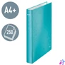 Kép 2/8 - Leitz Wow A4 2 gyűrűs jégkék gyűrűskönyv
