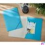 Kép 2/6 - Leitz COSY Soft touch A4 nyugodt kék gumis karton mappa