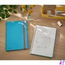 Kép 2/8 - Leitz COSY Soft touch B5 nyugodt kék kockás spirálfüzet