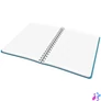 Kép 4/8 - Leitz COSY Soft touch B5 nyugodt kék kockás spirálfüzet