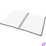 Kép 4/8 - Leitz COSY Soft touch B5 bársony szürke kockás spirálfüzet