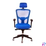 Kép 4/4 - Office Pro DIKE SP DK90 kék fejtámlás irodai forgószék