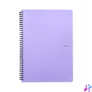 Kép 2/2 - Oxybag Pastelini Lilac A4 60 lapos vonalas spirálfüzet