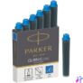 Kép 2/2 - Parker Royal 6db rövid kék tintapatron