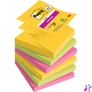 Kép 3/5 - Post-it Super Sticky Carnival 76x76mm  90lapos 4+2db  vegyes Z-jegyzettömb 100% PEFC, SGSCH-PEFC-COC-110078